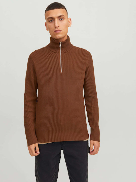 Pulover cu mânecă lungă Cambridge brown