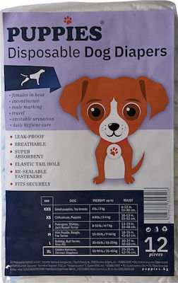 Puppies Large Diaper Pants Dog 16-25kg Large 12pcs