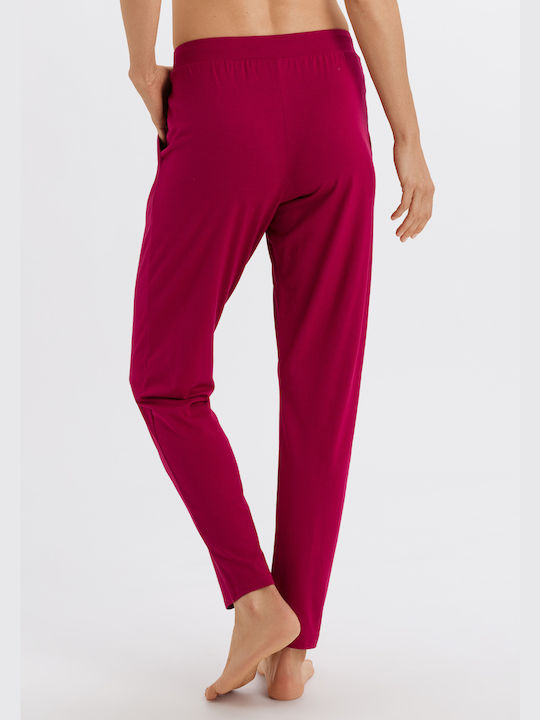 Hanro Pantaloni Pijamale pentru Femei Fuchsia