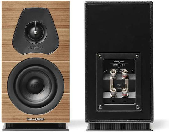 Sonus Faber Lumina I Ζεύγος Ηχείων Hi-Fi Βιβλιοθήκης 2 Δρόμων Π14.8xΒ21.3xΥ28εκ. Καρυδιά