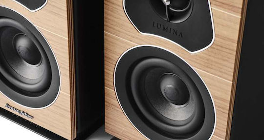 Sonus Faber Lumina I Ζεύγος Ηχείων Hi-Fi Βιβλιοθήκης 2 Δρόμων Π14.8xΒ21.3xΥ28εκ. Καρυδιά