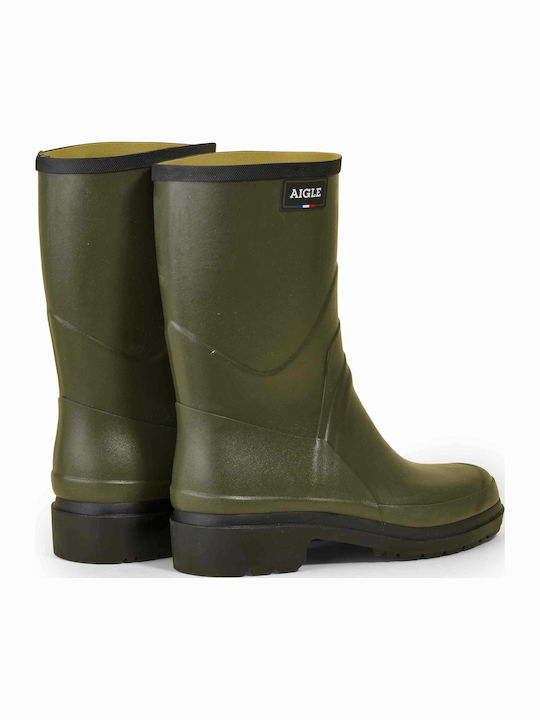 Aigle Bison 2 Αδιάβροχες Γαλότσες Κυνηγιού Χακί