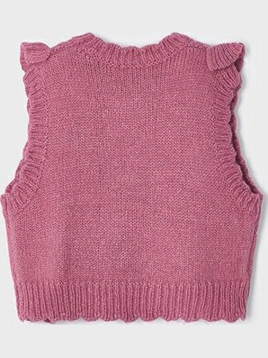 Kids' Vest Sleeveless Fuchsia