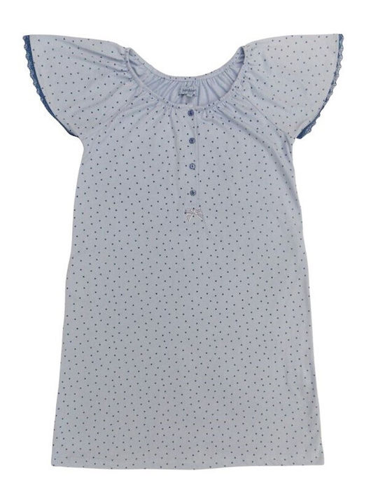 Noidinotte Women's Summer Nightgown Light Blue