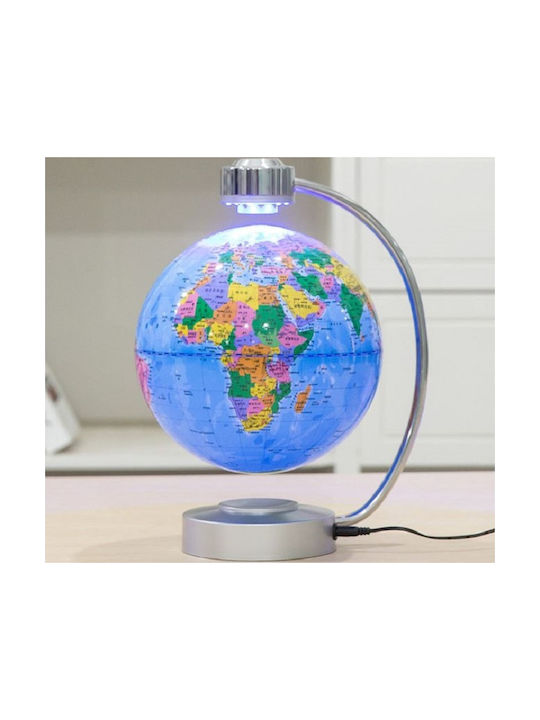 Floating Illuminated World Globe English with Diameter 20cm and Height 20cm