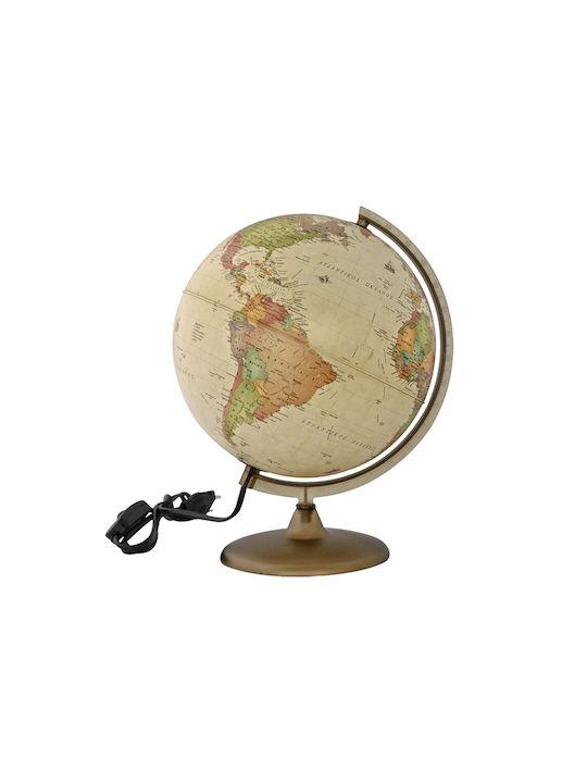 Cosmic Illuminated World Globe with Diameter 30cm and Height 40.5cm Tecnodidattica