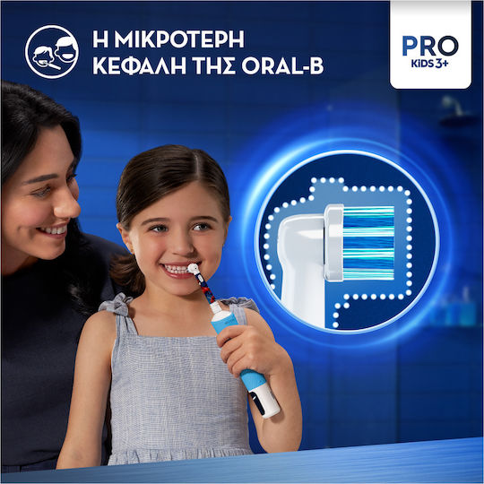 Oral-B Vitality Pro Children's Electric Toothbrush with Chronograph for 3+ Years Spiderman with Replacement Heads