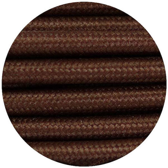VK Lighting Fabric Cable 2x0.75mm² in Brown Color 47143-086144