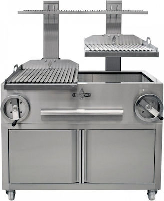 Biokan Parilla Grill Kohle mit Abmessungen 79.5x115x158cm