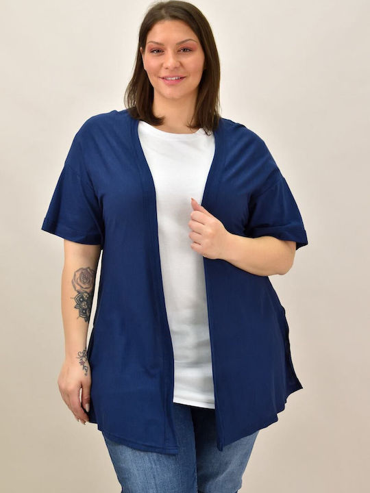 First Woman Damen Kimono Marineblau