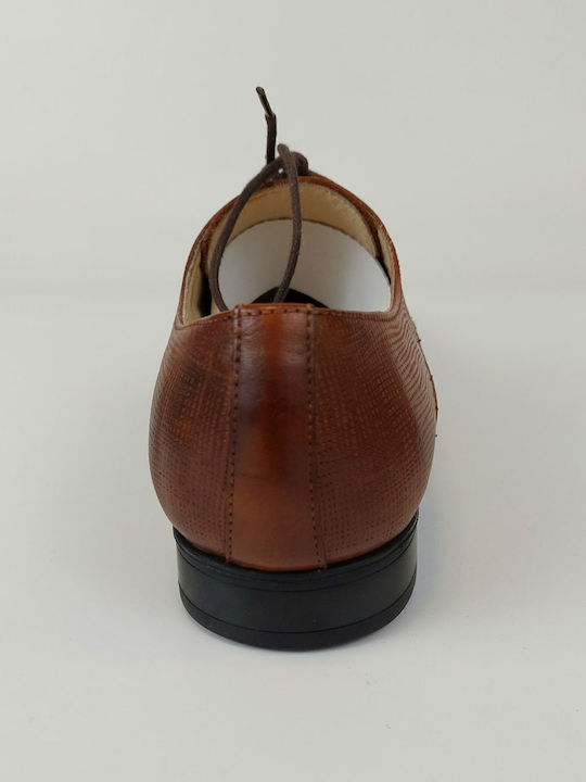 Men's Leather Oxfords Tabac Brown