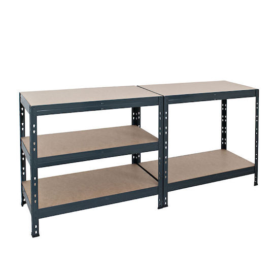 AR Shelving Dexion Shelf Galvanized 75x35x180cm With 4 Shelves Total Load Capacity 700kg