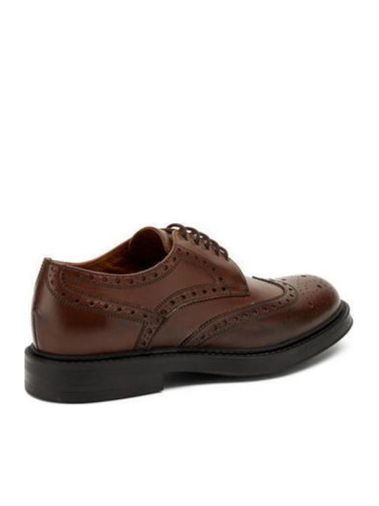 Δερμάτινα Ανδρικά Oxfords Καφέ