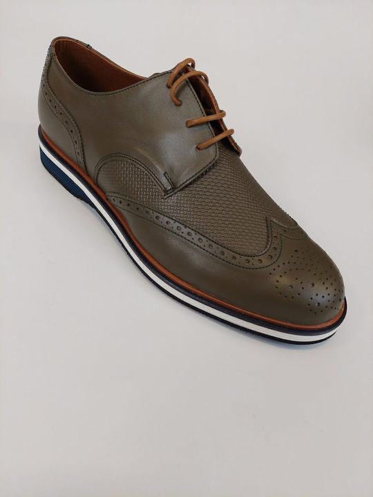 Pantofi Oxford Barbati Verzi