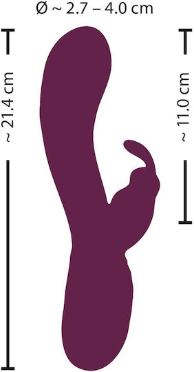 You2Toys Sweet Smile G-Spot Δονητής Rabbit 21.4cm Μωβ