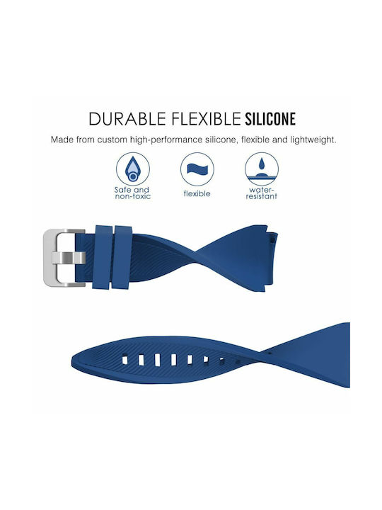 Tech-Protect Smoothband Curea Silicon Negru (Huawei Watch 3 / Huawei Watch GT 2 Pro)