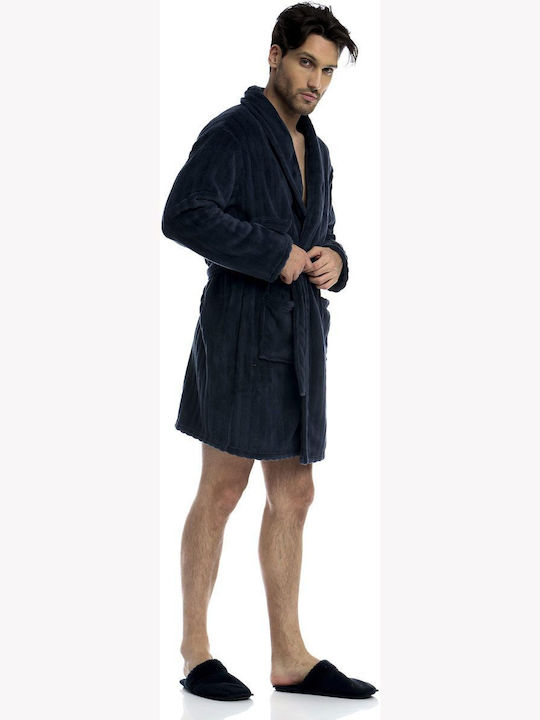 Bonatti Men's Winter Pajama Robe Blue