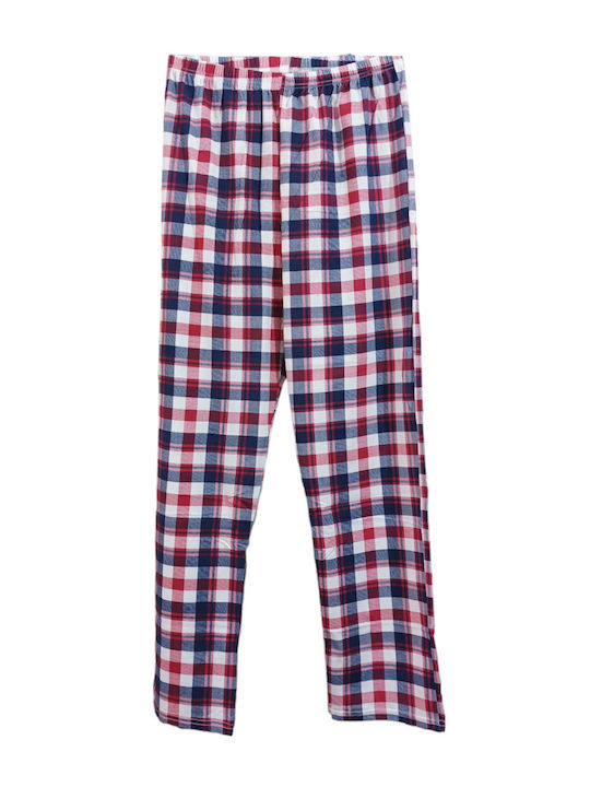 Lydia Creations Men's Summer Pajama Blouse Navy Blue
