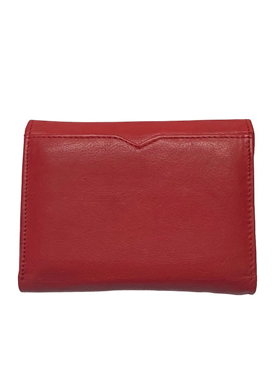 Leder Damen Geldbörse Klassisch Rot