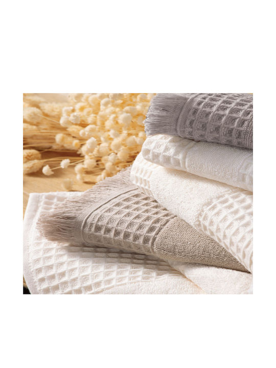 Nef-Nef Homeware Prosop de corp Touch 70x140cm. Mauve Greutate 330gr/m²