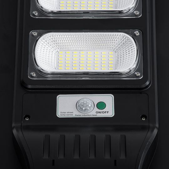 GloboStar Street Solar Light 15W 1200lm Cold White 6000K with Motion Sensor and Photocell IP65
