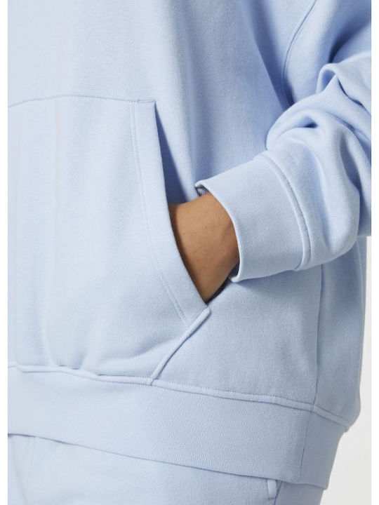 Women's Sweatshirt Hooded Light Blue