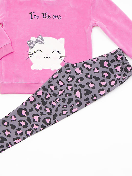 Trax Kids Set with Leggings Winter 2pcs Pink