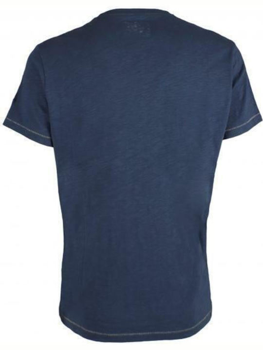 Yes Zee Men's Short Sleeve T-shirt Navy Blue