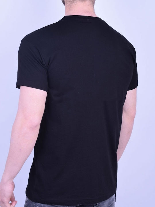 Clever Men's Short Sleeve T-shirt Black