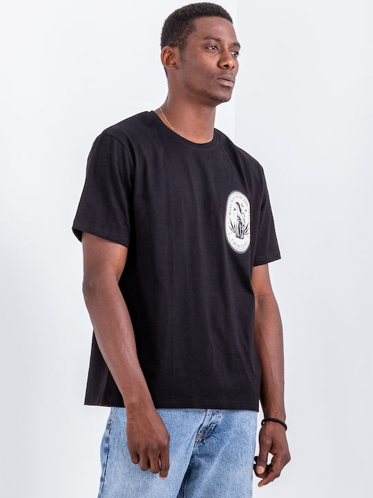 T-shirt Μαύρο