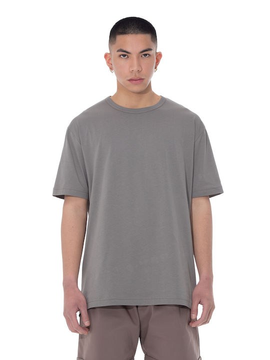 Ne En Aout Herren T-Shirt Kurzarm Gray