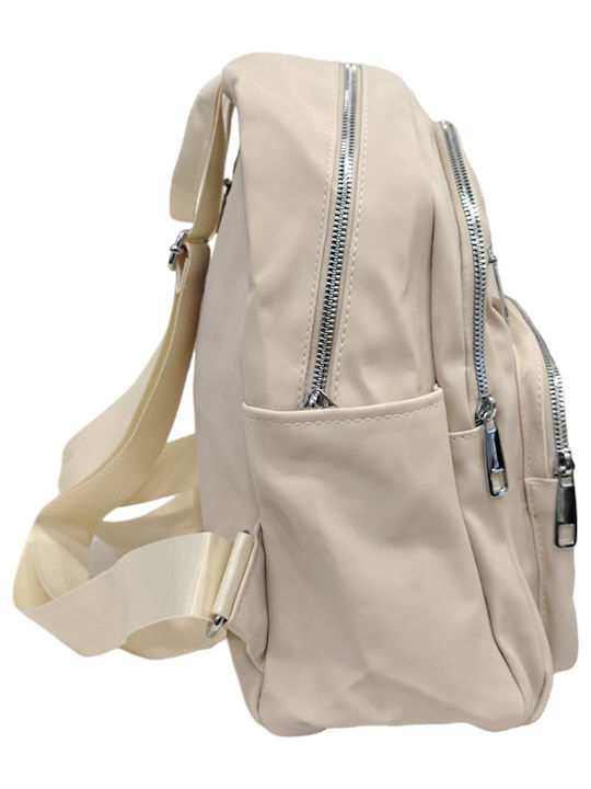 Remix Damen Tasche Rucksack Beige