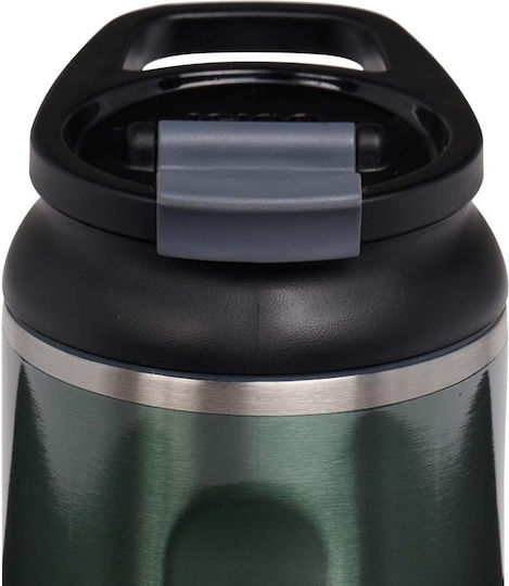 Igloo Tumbler Ποτήρι Θερμός Ανοξείδωτο 354ml Πράσινο με Καλαμάκι και Λαβή