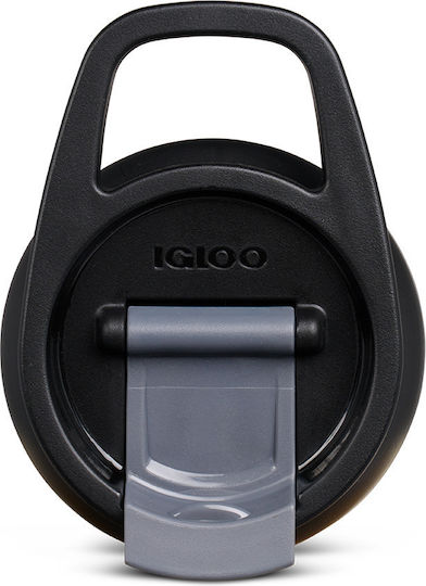 Igloo Tumbler Glas Thermosflasche Rostfreier Stahl BPA Frei 354ml Weiß mit Stroh und Handgriff