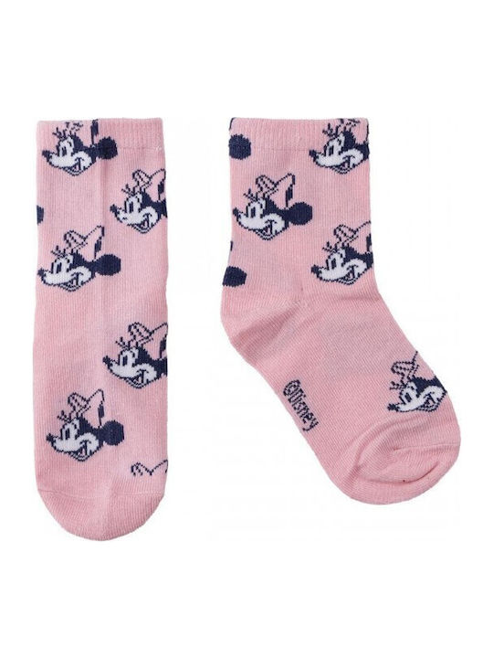 Cerda Kids' Knee-High Socks Minnie Mouse Multicolour 5 Pairs