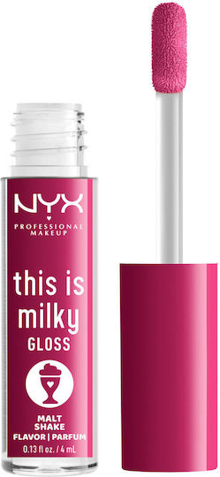 NYX Professional Makeup This Is Milky Lip Gloss 12 Malt Shake 4ml