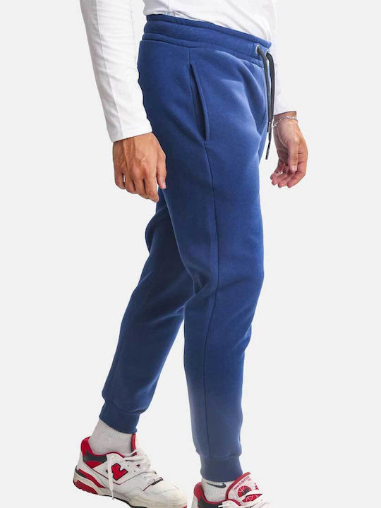 Sweatpants with Elastic Blue