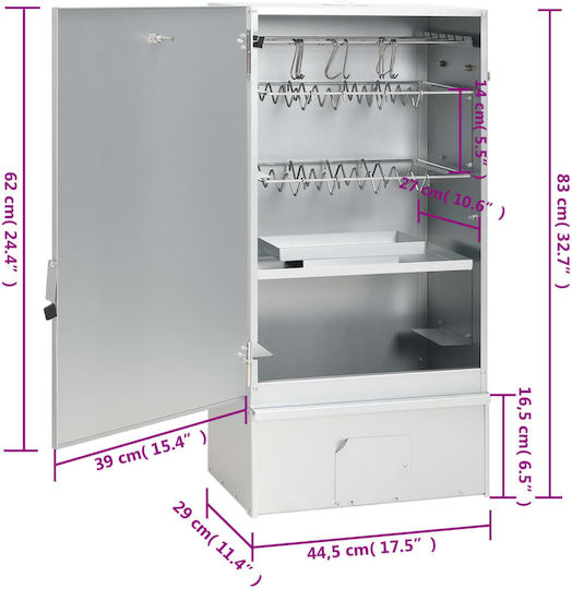 vidaXL Smoker Smoking Oven