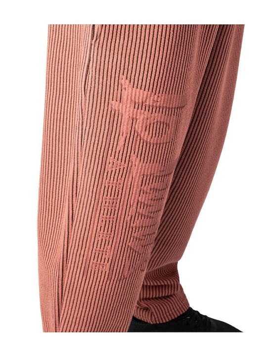 Boston Cargo Men's Sweatpants with Elastic Brown
