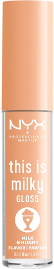 NYX Professional Makeup This Is Milky Lip Gloss 17 Milk and Hunny 4ml