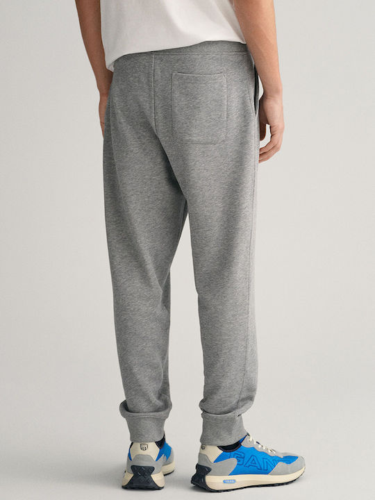 Gant Men's Sweatpants with Rubber Gray