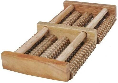 Wooden Roller Massage for the Legs Brown