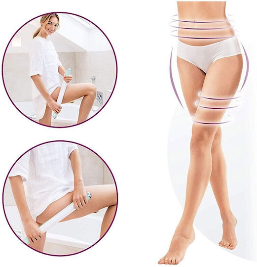 Beurer CM100 Massage Device for the Legs & the Body against Cellulite with Vibration Pink