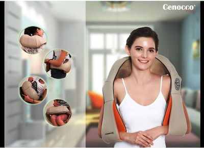 Cenocco CC-9042 Massage Device Shiatsu for the Neck with Heating Function Beige CC-9042