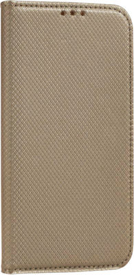 Senso Magnet Synthetic Leather Book Gold (Redmi 10C)