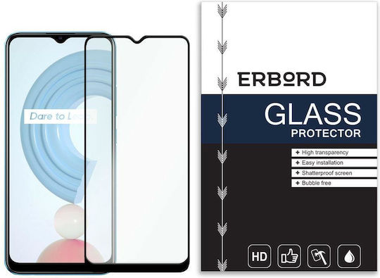 5D Full Face Tempered Glass Μαύρο (Realme C21Realme C21)