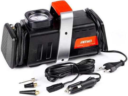 AMiO Τρόμπα Αυτοκινήτου 200PSI με Καλώδιο Αναπτήρα 12V