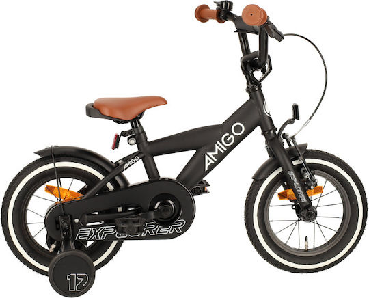 Amigo Explorer 12" Kinder Fahrrad BMX Schwarz