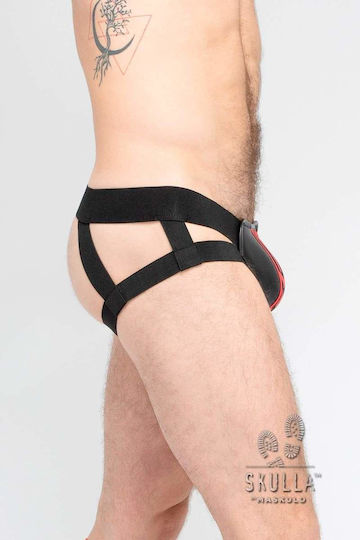 Maskulo Мъжки секси джокстрап Червен