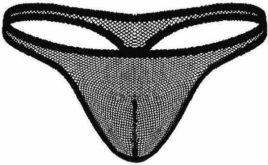 Malepower Ανδρικό Sexy String Μαύρο